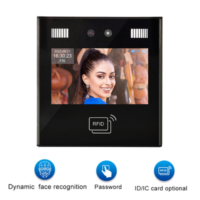 Máy đọc thẻ Tcp / Ip Động lực Biometric Face Recognition Thiết bị miễn phí Adms Phần mềm đám mây