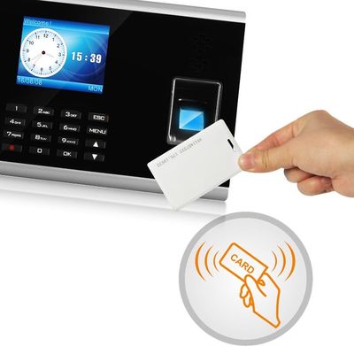 Máy chấm công hiển thị ngón tay cái qua SMS TCP IP Thời gian thực