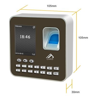 Tcp Ip Wifi 0.2 giây Hệ thống truy cập cửa bằng vân tay Phần mềm đám mây