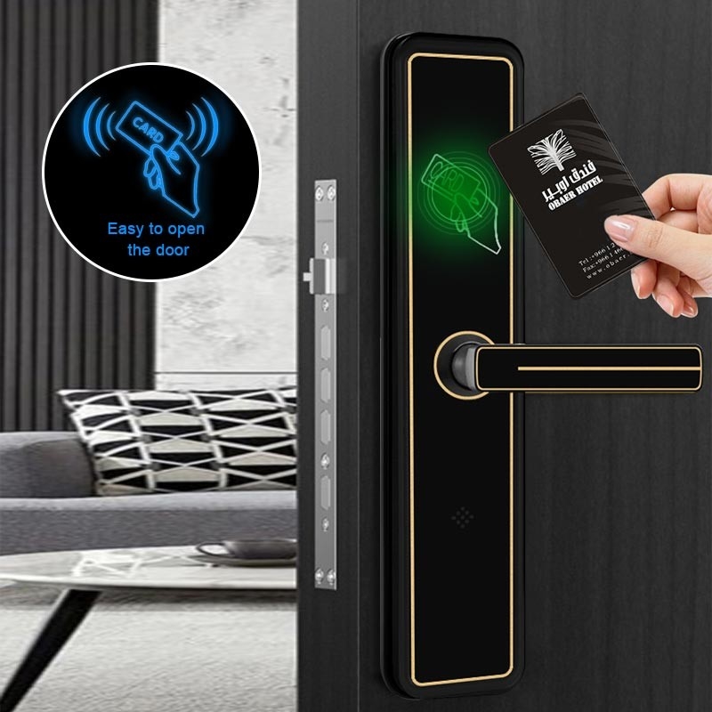 Quẹt thẻ thông minh RFID Khóa cửa Phòng khách sạn Khóa hợp kim nhôm cho khách sạn