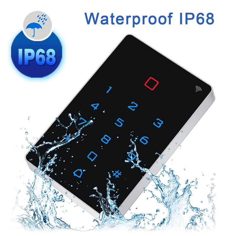 IP65 Đầu đọc thẻ kiểm soát truy cập RFID chống thấm nước Tuya APP BLT Truy cập không dây WIFI