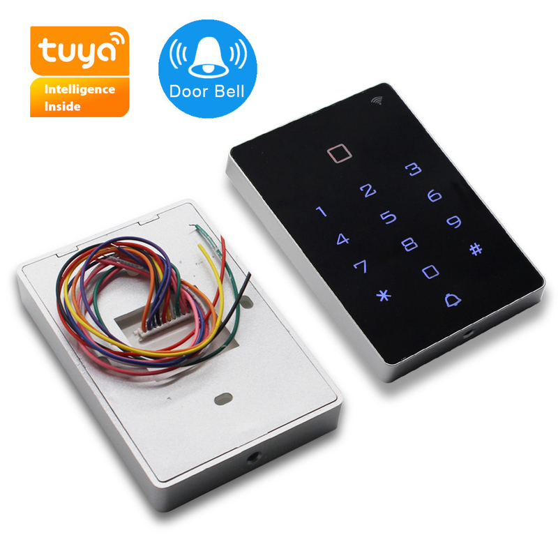 IP65 Đầu đọc thẻ kiểm soát truy cập RFID chống thấm nước Tuya APP BLT Truy cập không dây WIFI