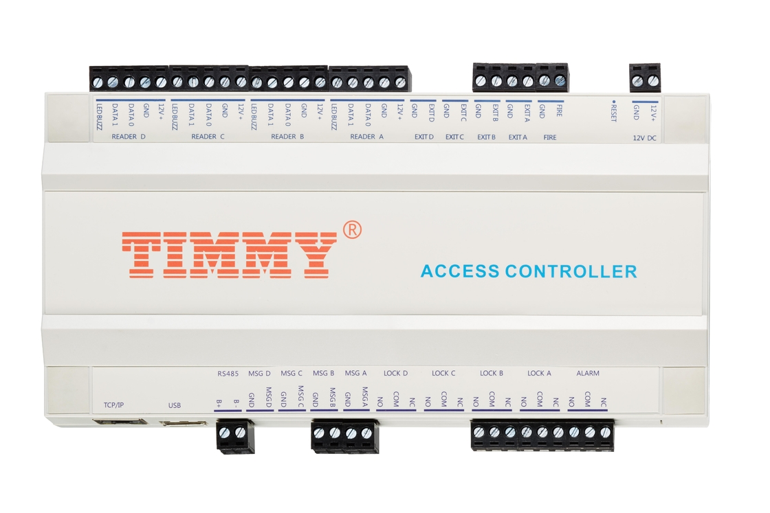 Hệ thống kiểm soát ra vào cửa Wiegand RS485 USB TCP IP 4 với SDK miễn phí