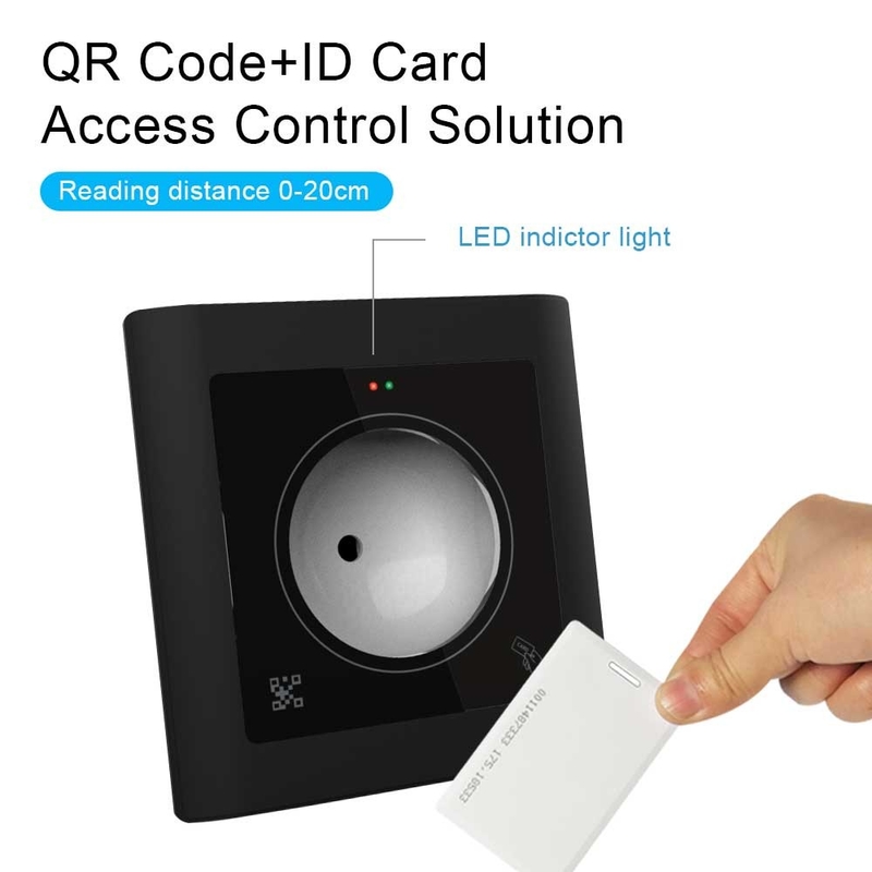 Đầu ra Wiegand RS484 NFC 13.56Mhz IC RFID Thẻ kiểm soát truy cập Đầu đọc thẻ QR Máy quét mã QR
