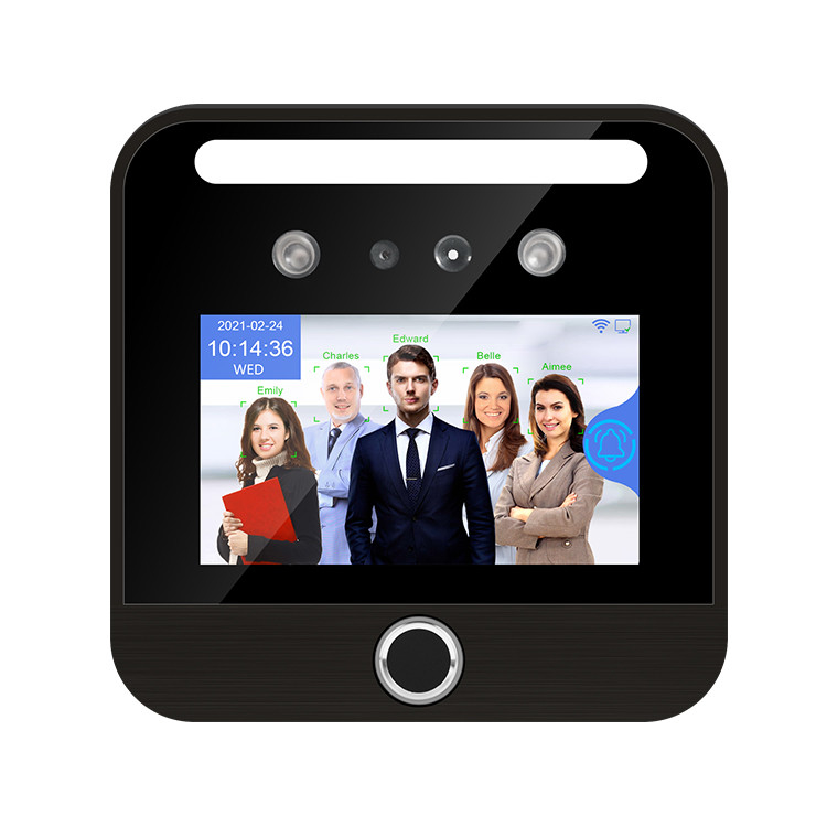 Màn hình cảm ứng IPS 5 inch Nhận dạng khuôn mặt Máy chấm công Máy ghi thời gian sinh trắc học
