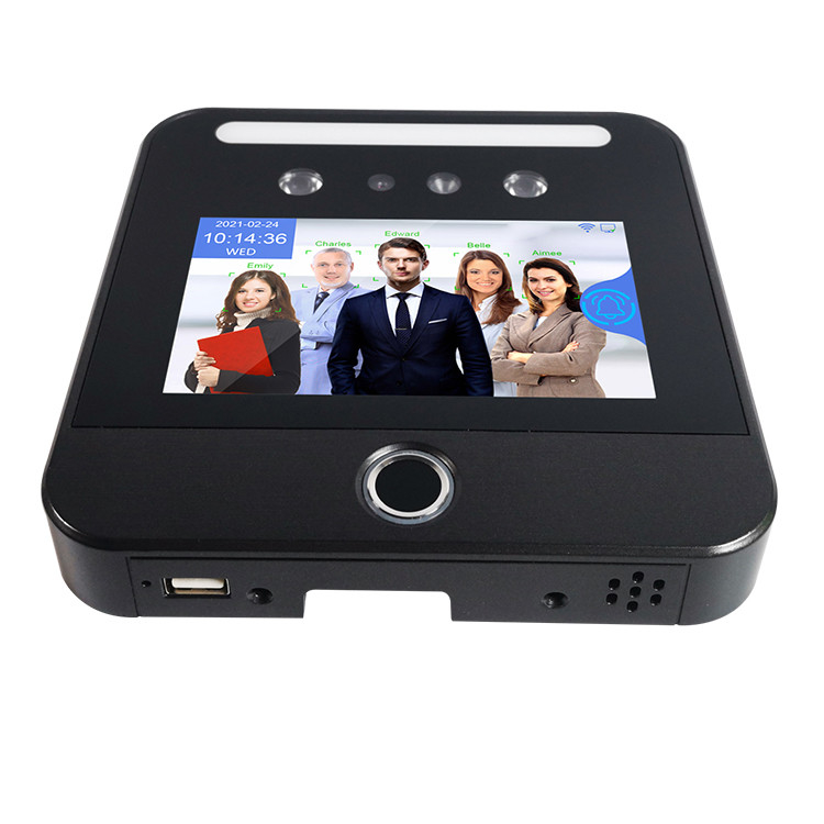 Màn hình cảm ứng IPS 5 inch Nhận dạng khuôn mặt Máy chấm công Máy ghi thời gian sinh trắc học
