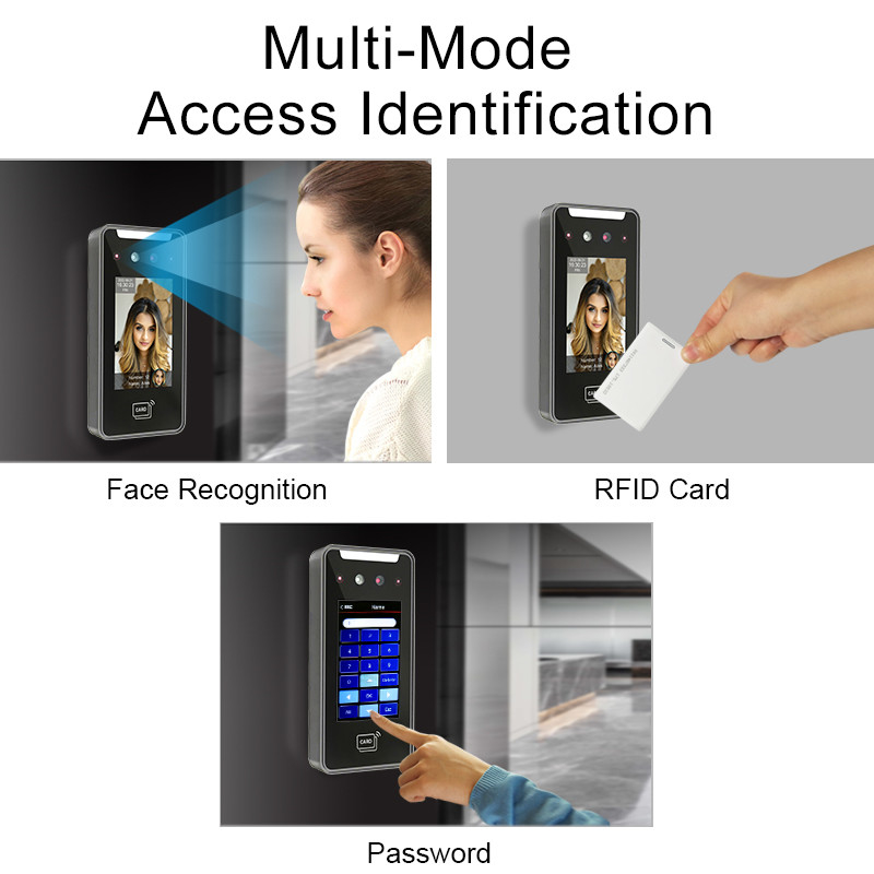 ID/IC Card Cloud Mã QR sinh trắc học Nhận dạng khuôn mặt Kiểm soát truy cập cửa