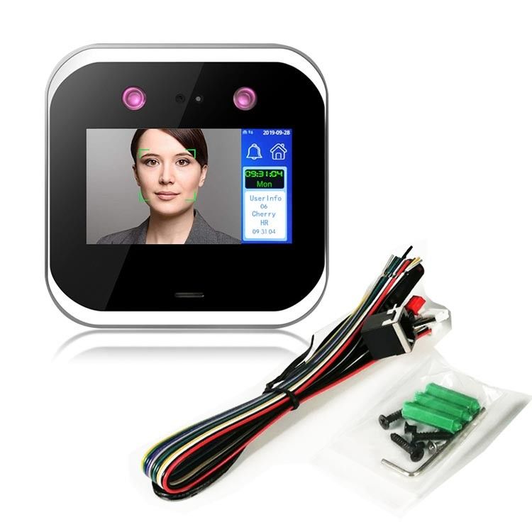 Đồng hồ thời gian của nhân viên WIFI Máy chấm công sinh trắc học khuôn mặt FCC