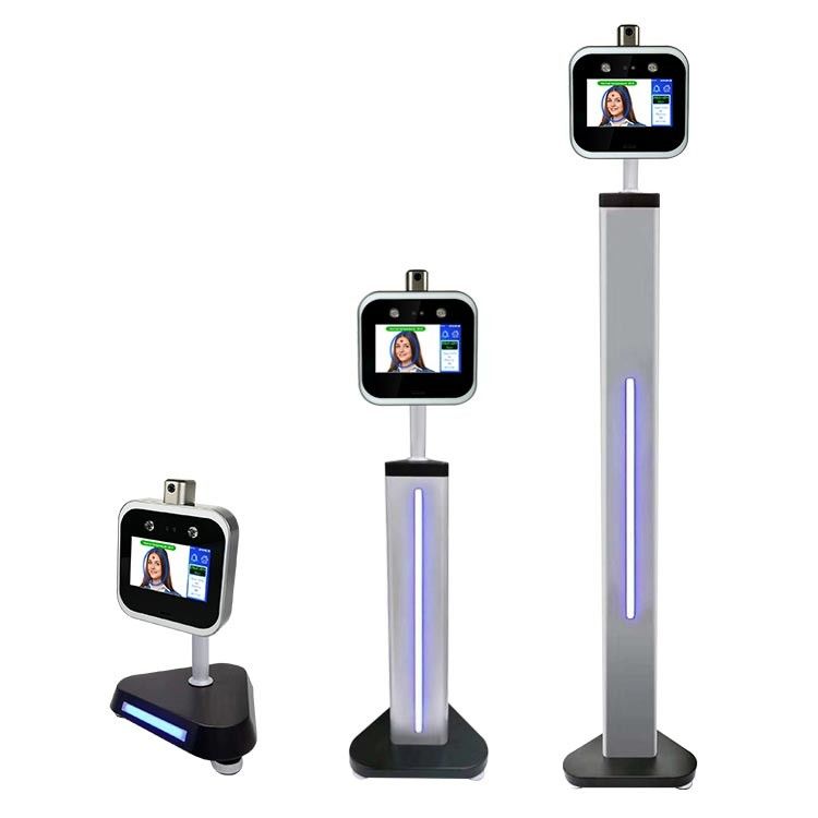 Máy quét nhiệt độ nhận dạng khuôn mặt 200W Pixel Phạm vi dài 1,5m