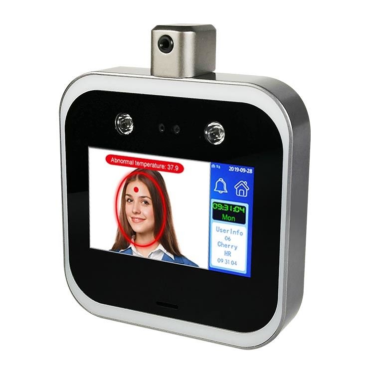 Máy quét nhiệt độ nhận dạng khuôn mặt 200W Pixel Phạm vi dài 1,5m