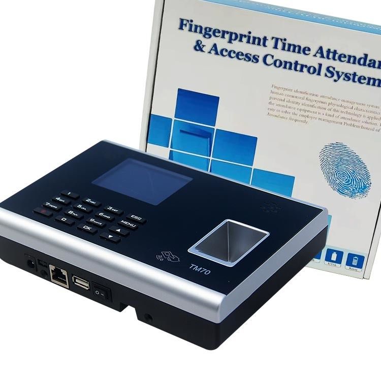 Máy chấm công hiển thị ngón tay cái qua SMS TCP IP Thời gian thực