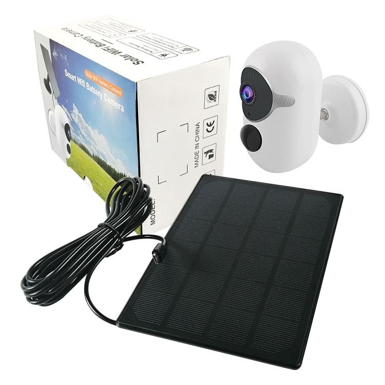 IP66 Bảo mật nhà thông minh năng lượng mặt trời Mini WiFi Cam với mức tiêu thụ điện năng thấp
