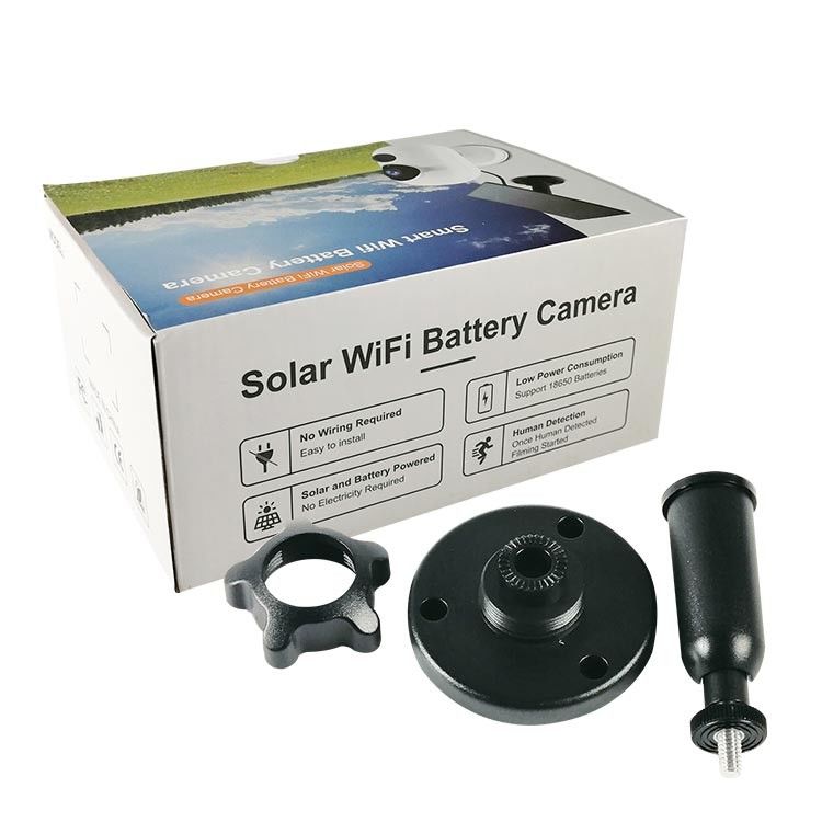Năng lượng mặt trời ngoài trời Camera quay video âm thanh hai chiều 1080P Wifi không dây Camera quan sát mini