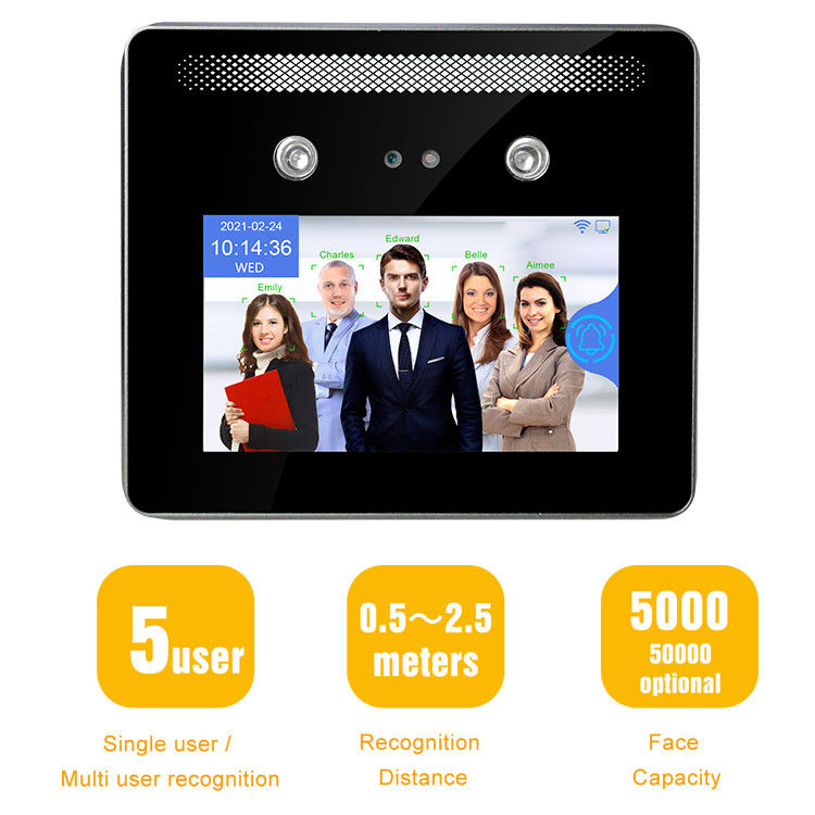 0,2 giây Nhận dạng khuôn mặt nhiều người Thời gian chấm công Truy cập đồng hồ thiết bị