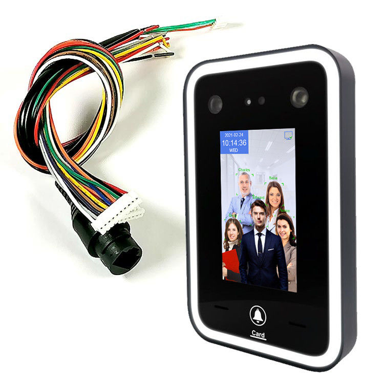 Hệ thống kiểm soát truy cập nhận diện khuôn mặt AI 4.3 inch Thiết bị đầu cuối chấm công thẻ RFID