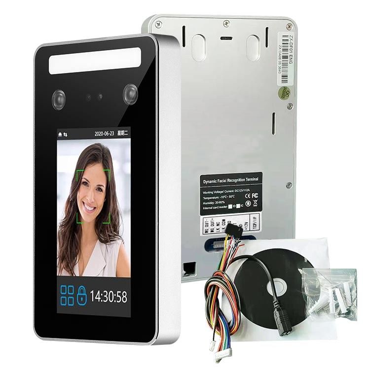 Hệ thống kiểm soát truy cập nhận dạng khuôn mặt không thấm nước Wifi 5 inch Cửa quay