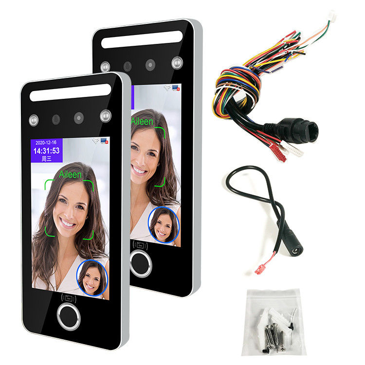 Hệ thống truy cập nhận dạng khuôn mặt 5 inch không cảm ứng Điều khiển truy cập mã QR