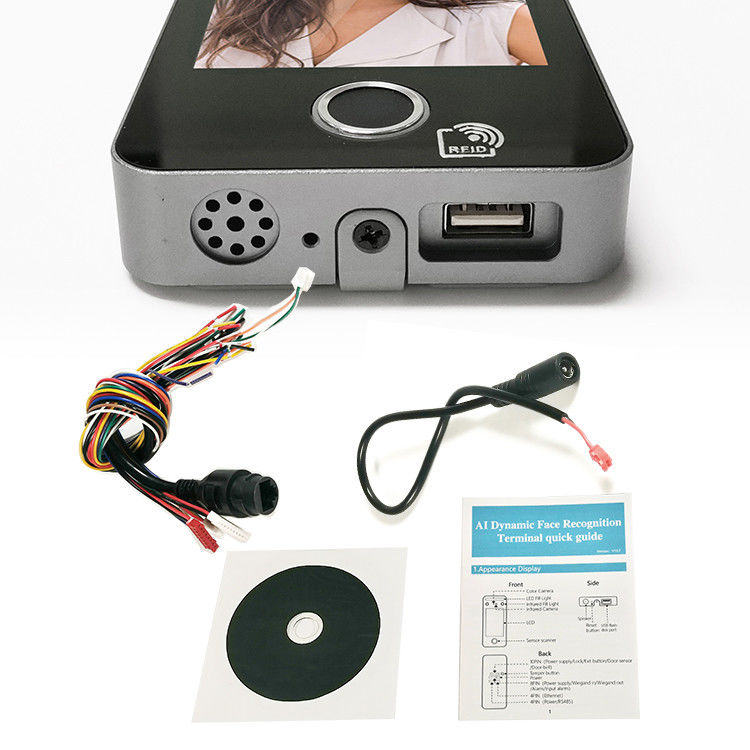 Hệ thống truy cập nhận dạng khuôn mặt 5 inch không cảm ứng Điều khiển truy cập mã QR