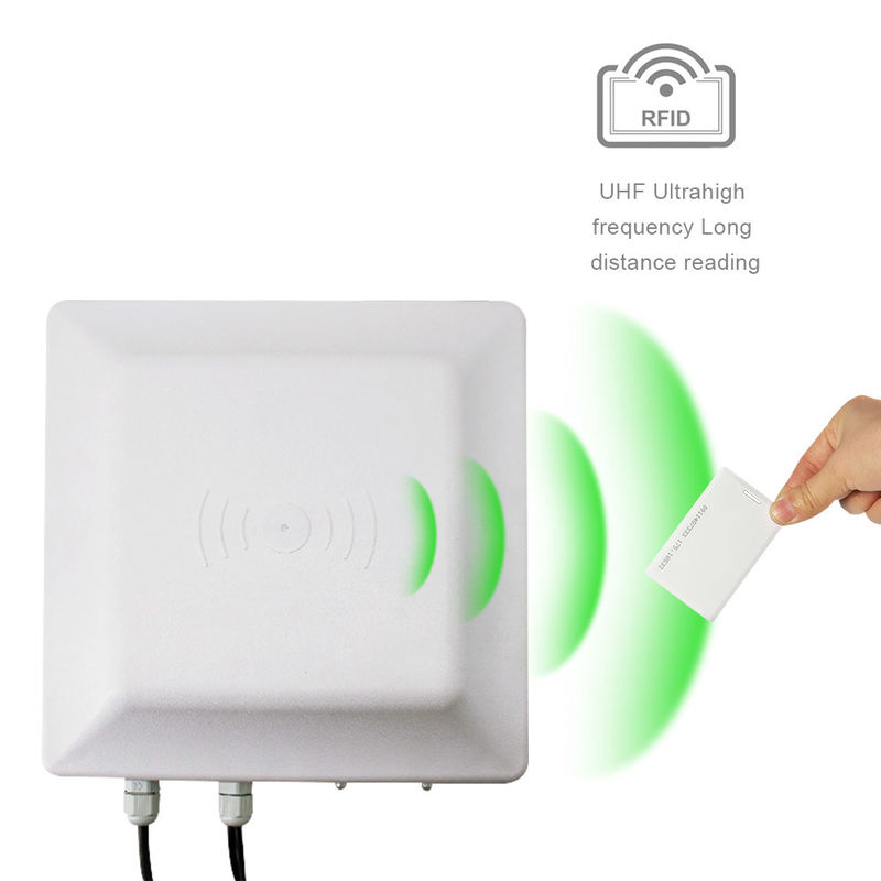 Khoảng cách dài Thẻ kiểm soát truy cập RFID Thẻ đọc thụ động Đầu đọc UHF Antenna