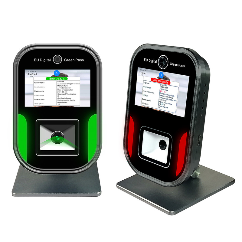 Máy đo nhiệt độ khuôn mặt Italia Eu Green Digital Pass màn hình 5 inch