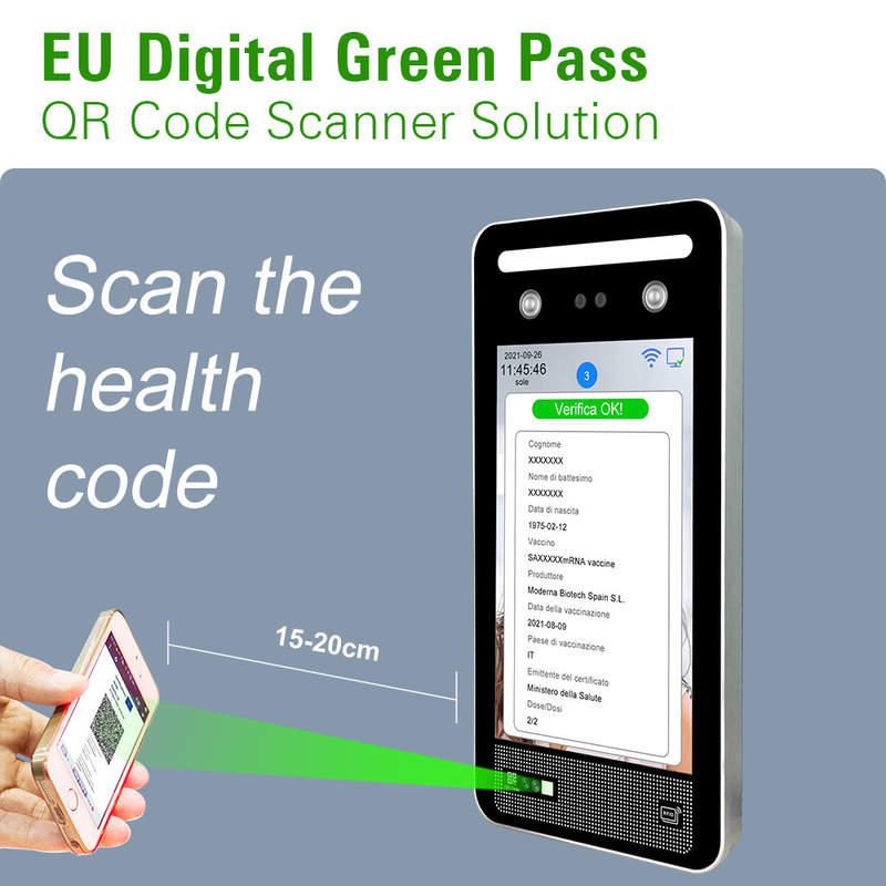 Linux 3.10 EU Green Pass Scanner Kiểm soát truy cập Ý Green Pass Reader