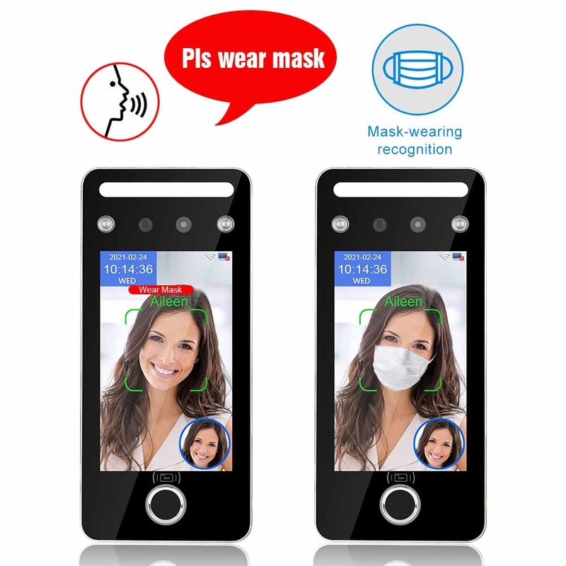 0,2 giây AI Hệ thống truy cập nhận dạng khuôn mặt SDK Khóa cửa thiết bị vân tay
