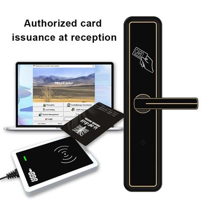 Quẹt thẻ thông minh RFID Khóa cửa Phòng khách sạn Khóa hợp kim nhôm cho khách sạn