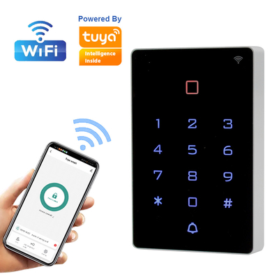 IP65 Đầu đọc thẻ kiểm soát truy cập RFID chống thấm nước Tuya APP BLT Truy cập không dây WIFI