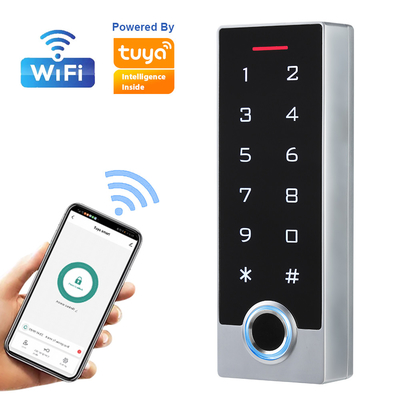 Ứng dụng Tuya Kiểm soát cửa ra vào bằng vân tay sinh trắc học Thẻ RFID Bàn phím cảm ứng IP68 chống nước