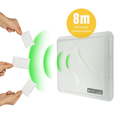 Kiểm soát truy cập thẻ RFID tầm xa 1 - 8m Đầu đọc UHF RFID tích hợp