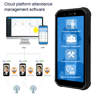 Máy nhận diện khuôn mặt với khả năng quản lý trên nền tảng đám mây và giám sát từ xa, lý tưởng cho hoạt động kinh doanh đa địa điểm.