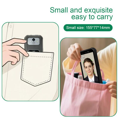 Máy nhận diện khuôn mặt Android di động 4G ngoài trời để chấm công nhân viên