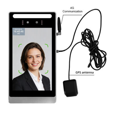 SI-A08 Android Face Recognition Access Terminal Featuring RK3568 Quad-Core Processor, màn hình cảm ứng HD 8 inch, và 10.000 người dùng có khả năng phát hiện sự sống động trong mắt hai.