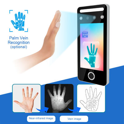 5 inch màn hình cảm ứng đa chế độ mặt chuyên nghiệp dấu vân tay máy kiểm soát truy cập RFID với RS485
