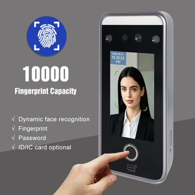 Hệ thống an ninh khóa cửa vân tay mật khẩu thẻ kiểm soát truy cập nhận dạng khuôn mặt động AI