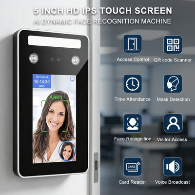 IP65 chống nước nhận dạng khuôn mặt cửa khóa mật khẩu thẻ máy tham dự