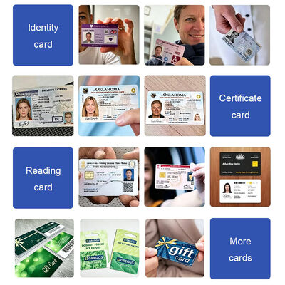 Máy in thẻ in hai mặt với công nghệ nhuộm thăng hoa nhiệt và độ phân giải 300DPI để in thẻ ID PVC