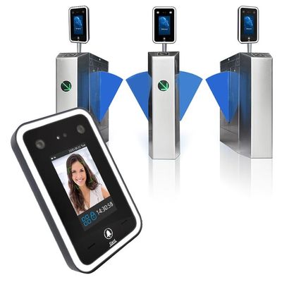 Hệ thống kiểm soát truy cập nhận dạng khuôn mặt RoHS với màn hình cảm ứng 4,3 inch