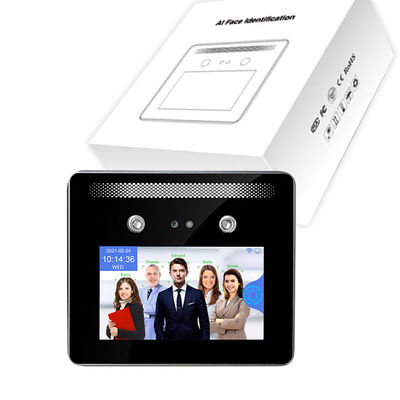 WDR IPS HD Nhận dạng khuôn mặt Máy chấm công Ghi thời gian ánh sáng có thể nhìn thấy
