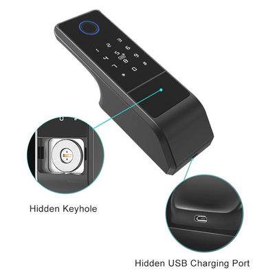 Khóa thông minh Wifi Tuya Điều khiển di động Vân tay RFID Mở Khóa nhà phẳng