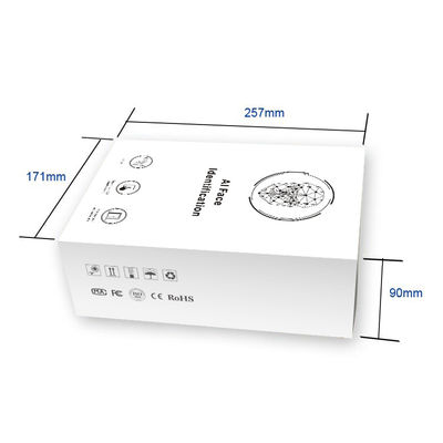 Ánh sáng có thể nhìn thấy ngoài trời Máy chấm công nhận dạng khuôn mặt trực tiếp Đầu đọc điều khiển truy cập