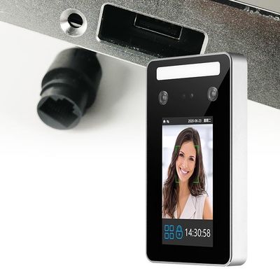 Ánh sáng có thể nhìn thấy ngoài trời Máy chấm công nhận dạng khuôn mặt trực tiếp Đầu đọc điều khiển truy cập