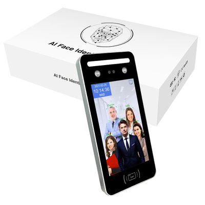 Hệ thống kiểm soát truy cập nhận dạng khuôn mặt 8 inch với thẻ RFID không dây Wifi