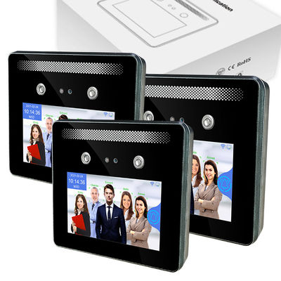Máy nhận dạng khuôn mặt động 5.0 inch Hệ thống kiểm soát truy cập chấm công RoHS