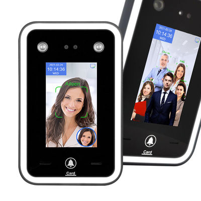 Máy chấm công hệ thống kiểm soát truy cập nhận diện khuôn mặt sinh trắc học AI 4.3 inch