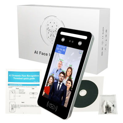 Máy chấm công sinh trắc học khuôn mặt AI Kiểm soát truy cập WIFI SDK cho cửa quay