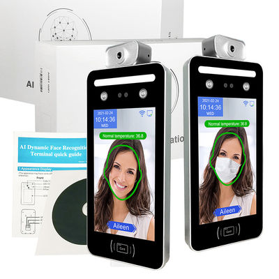 0,5M Nhận dạng khuôn mặt Đồng hồ thời gian Đo nhiệt độ đầu cuối Đồng hồ