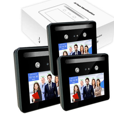 Máy chấm công nhận dạng khuôn mặt đa người 5 inch Đồng hồ thời gian của nhân viên
