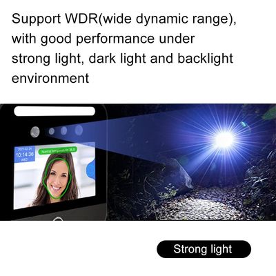 Nhận dạng khuôn mặt nhân viên Chấm công phát hiện nhiệt độ máy