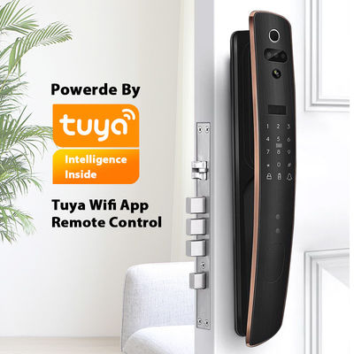 3D Face Digital Tuya Smart Lock Kiểm soát ra vào bằng vân tay RFID Hợp kim nhôm